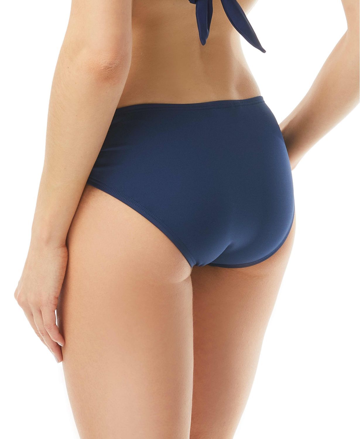 Carmen Marc Vavlo Women's O Ring Hipster Bikini Bottoms Blue Size -M