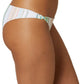 O'Neill Women's Sunset Beach Stripe Bikini Bottoms Beach Stripe White Combo Size Large