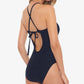 Salt + Cove Junior's Crochet One Piece Swimsuit Swimsuit Black Size X-Small