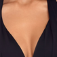 Ralph Lauren Women's Tummy Control Ruched Tie V Neck Molded Cup Adjustable Beach Club Halter Tankini Swimsuit Top Black