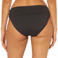 Bleu Rod Beattie Women's Foldover Hipster Bikini Bottoms Swimsuit Black Size 12