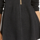 Style & Co Women's Mixed-Stitch Tunic Sweater Gray Size Petite L