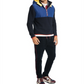 Tommy Hilfiger Men's Colorblocked Quarter Zip Hoodie Navy Multi Size M