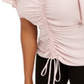 INC International Concepts Women's Ruched Front Top Pink Size Petite Large