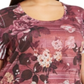Style & Co.Women's Printed Short Sleeve T-Shirt Red Size 0X