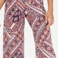 Be Bop Junior's Geo Printed Soft Palazzo Pants Red Size X-Smalll