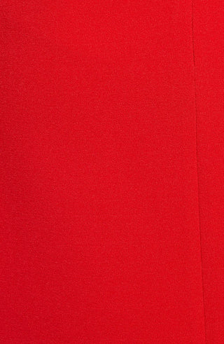 Anne Klein Women's Cascade Collar Open Front Blazer Red Size 2