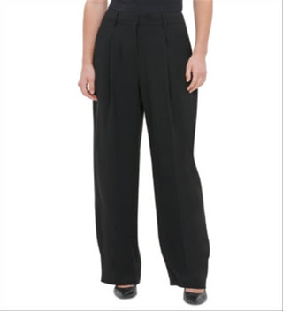 Calvin Klein Women's Wide Leg Pants Black Size 2