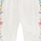 First Impressions Baby Girl's Flower Border Pants Gray Size 12MOS