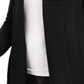 Charter Club Women's Shawl Collar Open Front Cardigan Black Size X-Small