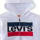 Levi's Little Boy's Sportswear Logo Fleece Full Zip Hoodie White Size 5