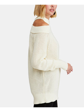 Free People Women's Long Sleeve Mock Sweater White Size X-Small