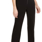 Danielle Bernstein Women's Pants Stretch Zip up O Ring Black Size 4