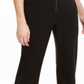 Danielle Bernstein Women's Pants Stretch Zip up O Ring Black Size 4