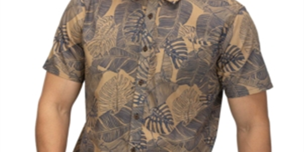 Hurley Men's Paradise Winds Shirt Green Size X-Large