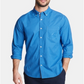 Nautica Men's Classic Fit Poplin Shirt in Gingham Blue Size XXX-Large