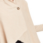 NY Collection Women's Space Dye Asymmetrical Sweater Tan Size Petite XS