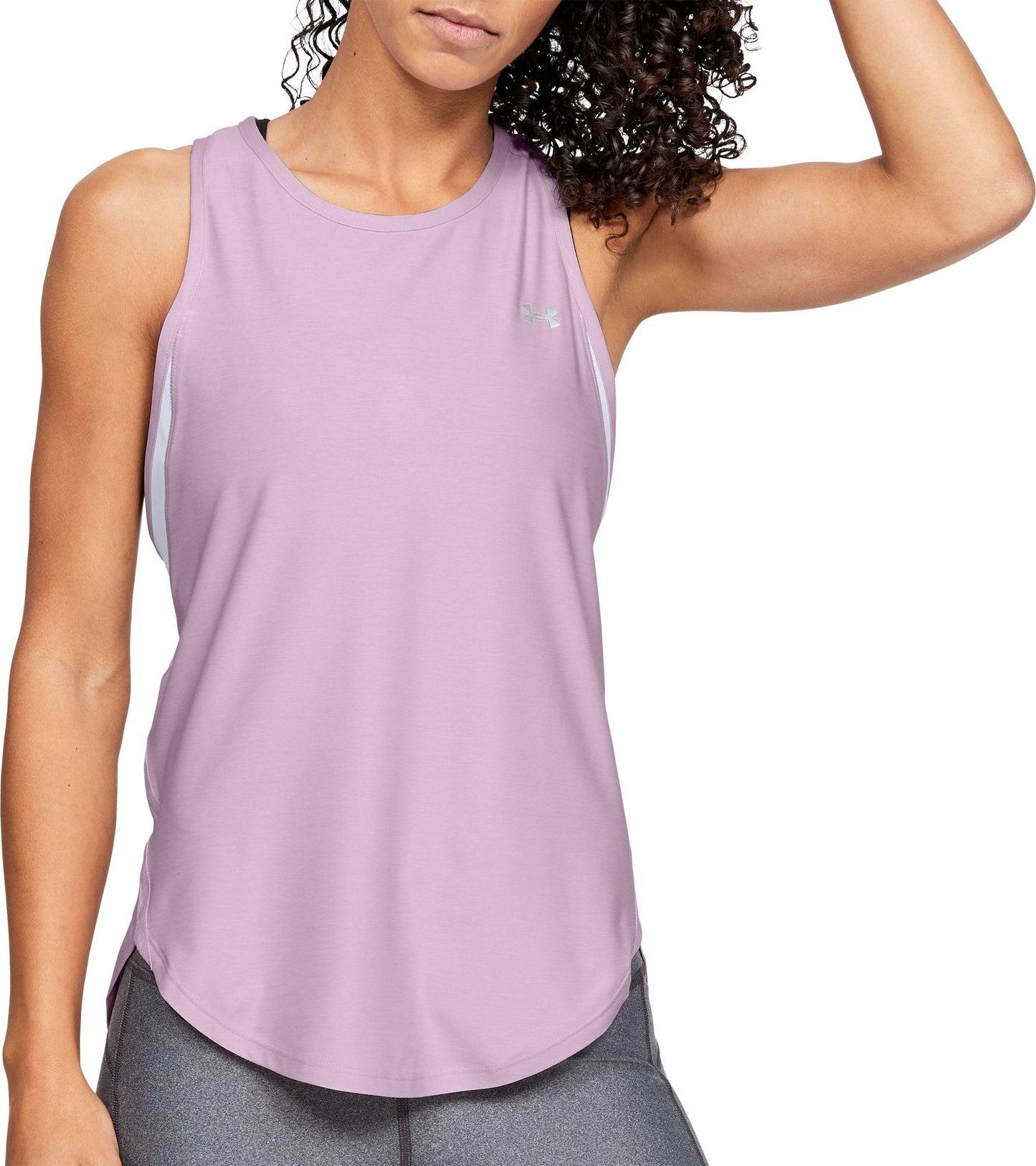 Under Armour Women's Armour Sport Melange Tank Top Lavender Size XL