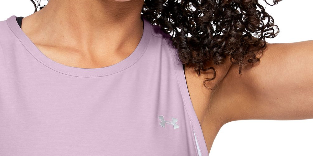 Under Armour Women's Armour Sport Melange Tank Top Lavender Size XL