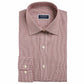 Club Room Men's Regular Classic Fit Stretch Twill Puppytooth Dress Shirt Red Size 15X32-33