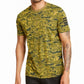 INC International Concepts Men's Camo T-Shirt Green Size Large