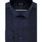 DKNY Men's Dress Shirt Jay Slim Fit Long Sleeve Stretch Blue Size 17.5X34-35