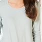 INC International Concepts Women's Scoop Neck T-Shirt Top Antique Sage Size Large