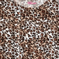 Epic Threads Big Girl's Leopard Print Tie Front T-Shirt Brown Size X-Large