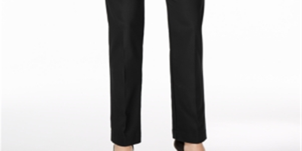 JM Collection Women's Slim Leg Pants Black Size 16X4.5