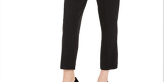 Calvin Klein Women's High Waist Tuxedo Pants Black Size 2 Petite