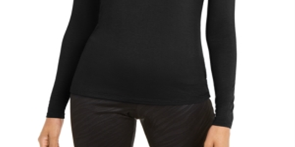 Thalia Sodi Women's Neckline Cutout Top Black Size XX-Large