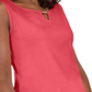 Karen Scott Women's Embellished Keyhole Tank Coral Size Large