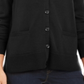 Charter Club Women's Merino Wool V Neck Cardigan Black Size X-Small