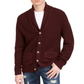 American Rag Men's Links Cardigan  Burgundy Size X-Large