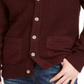 American Rag Men's Links Cardigan  Burgundy Size X-Large