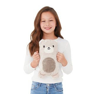 Cubcoats Kid's Transforming 2 in 1 Hoodie and Soft Character Plushie Beige Size 2