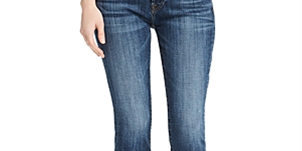 7 for All Mankind Women's Josefina Denim Wash Boyfriend Jeans Blue Size 26