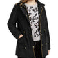 celebrity pink Women's Faux Fur Hood Parka Winter Jacket Coat Junior Black Size Large