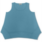 Style & Co.Women's Handkerchief Hem Tank Top Blue Size Medium
