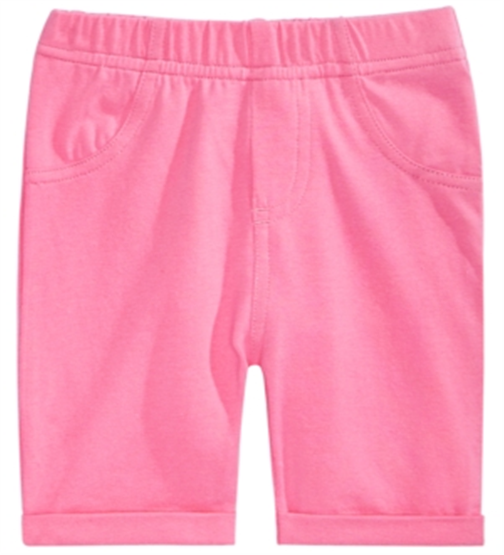 First Impressions Baby Girl's Pull on Bermuda Shorts Pink Size 3-6MOS