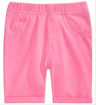 First Impressions Baby Girl's Pull on Bermuda Shorts Pink Size 3-6MOS