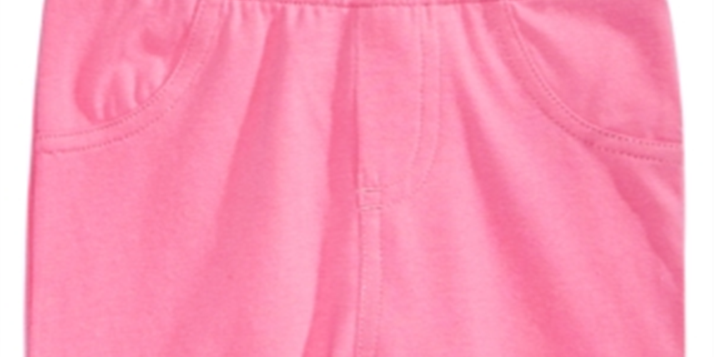 First Impressions Baby Girl's Pull on Bermuda Shorts Pink Size 3-6MOS