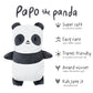 Cubcoats Kid's Transforming 2 in 1 Hoodie Sweater Jacket and Soft Character Plushie Black Size 2T