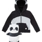 Cubcoats Kid's Transforming 2 in 1 Hoodie Sweater Jacket and Soft Character Plushie Black Size 2T