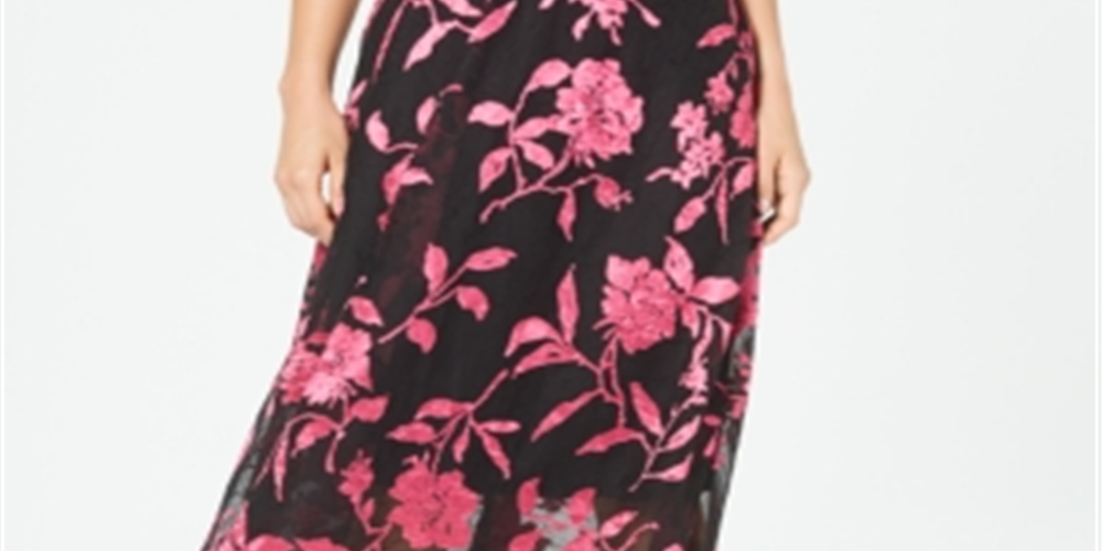 Alfani Women's Floral Print A Line Skirt Pink Size 12 Petite