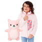 Cubcoats Big Girl's Kali the Kitty Sherpa Jacket Pink Size 6-7