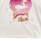 Epic Threads Toddler Girl's Unicorn Snow Globe T-ShirtWhite Size 3T