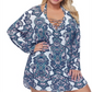 Raisins Curve Women's Trendy Plus Golden Hour Alba Hoodie White Size 1X