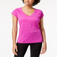 Ideology Women's Rapidry Heathered Performance T-Shirt Purple Size Medium