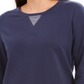 Karen Scott Women's Striped Trim Top Blue Size Petite